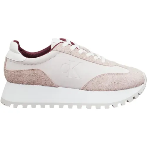 Laceup Runner Sneakers , Damen, Größe: 39 EU - Calvin Klein - Modalova