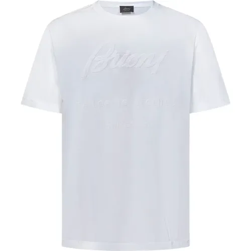 Mens Clothing T-Shirts Polos Ss24 , male, Sizes: XL, L, 2XL, M - Brioni - Modalova