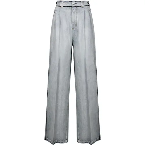 Hellblaue Oversized Jeans Lockere Passform,Wide Jeans - Maison Margiela - Modalova