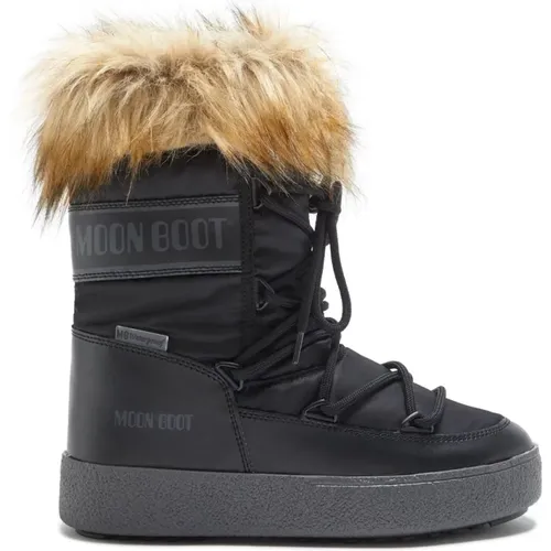 Monaco Faux-Fur Padded Boots , female, Sizes: 3 UK - moon boot - Modalova