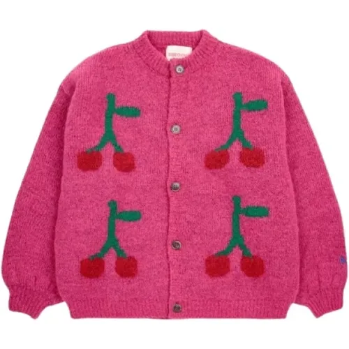 Kirsch Intarsia Strickjacke - Bobo Choses - Modalova