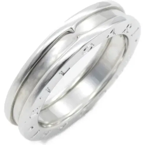 Pre-owned White Gold rings , female, Sizes: ONE SIZE - Bvlgari Vintage - Modalova