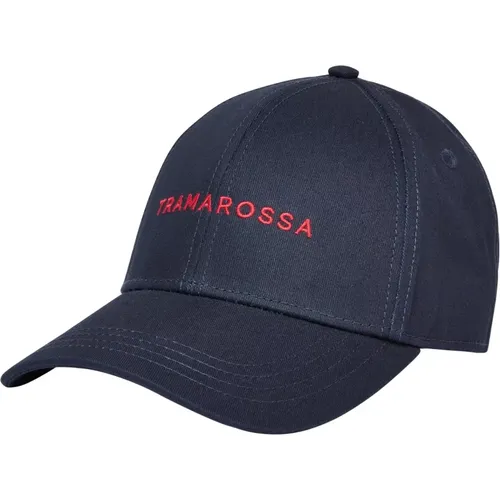 Navy Adjustable Cap for Style and Comfort , male, Sizes: ONE SIZE - Tramarossa - Modalova