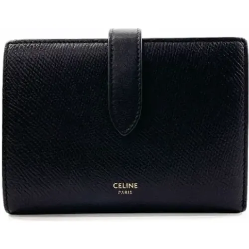 Pre-owned Leather wallets , female, Sizes: ONE SIZE - Celine Vintage - Modalova