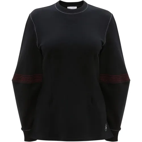 Wide Sleeve Sweatshirt Casual Style , female, Sizes: XS - JW Anderson - Modalova