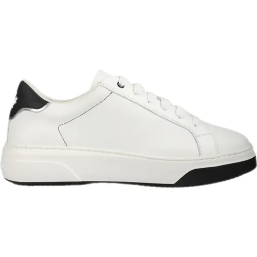 Sneakers - Regular Fit - Suitable for All Temperatures - 100% Leather , male, Sizes: 11 UK - Dsquared2 - Modalova