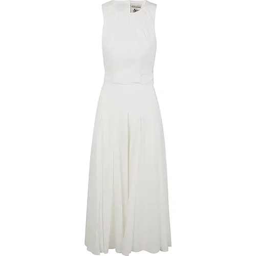 Ivory Eva Dress , female, Sizes: M, XS, S, 2XS - Semicouture - Modalova