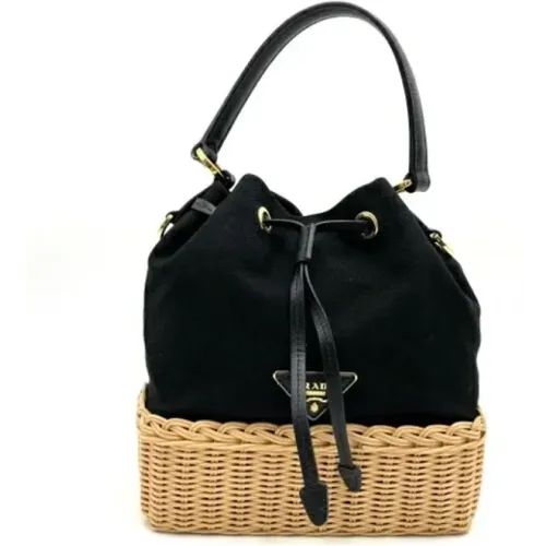 Pre-owned Canvas handbags , female, Sizes: ONE SIZE - Prada Vintage - Modalova