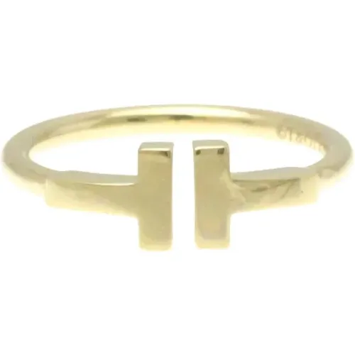 Pre-owned Gold rings , female, Sizes: ONE SIZE - Tiffany & Co. Pre-owned - Modalova