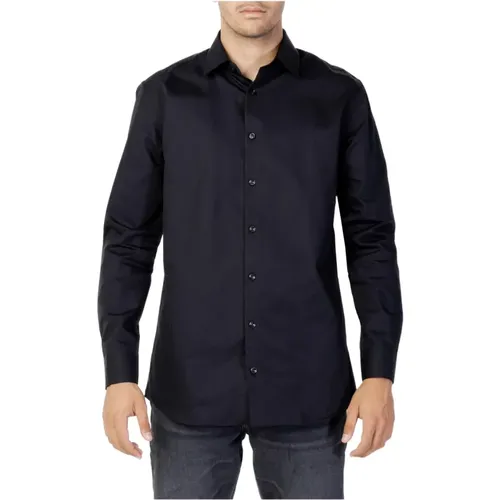 Buttoned Long Sleeve Men's Shirt , male, Sizes: 2XL, S, XS, L, XL, M, 3XL - Selected Homme - Modalova