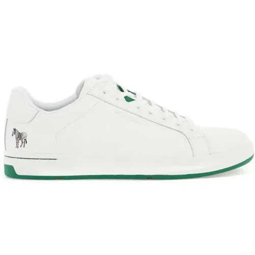 Albany Zebra Leder Sneakers , Herren, Größe: 40 EU - PS By Paul Smith - Modalova