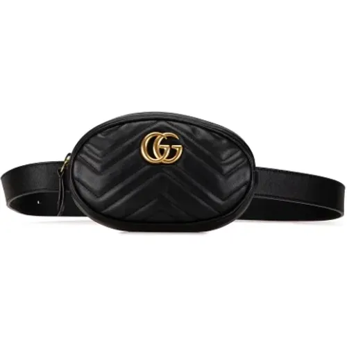 Pre-owned Leder schultertasche - Gucci Vintage - Modalova