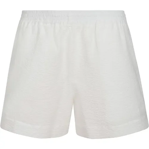 Cotton Elastic Waistband Shorts , female, Sizes: S, M, L - MC2 Saint Barth - Modalova