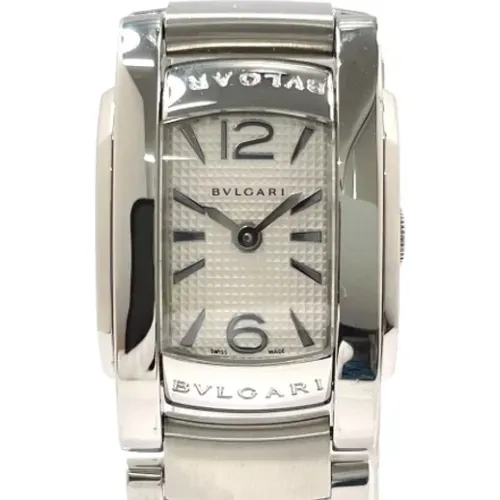 Pre-owned Stainless Steel watches , female, Sizes: ONE SIZE - Bvlgari Vintage - Modalova