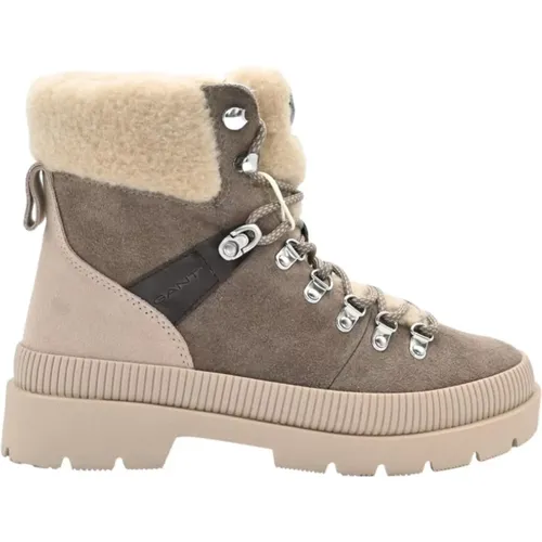 Wüste Taupe Stiefeletten , Damen, Größe: 42 EU - Gant - Modalova