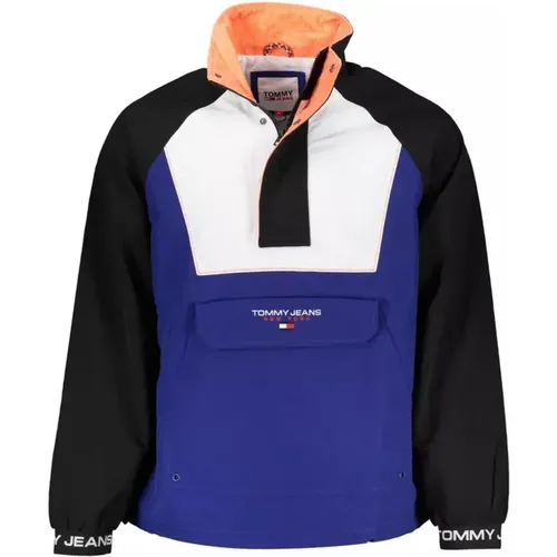 Polyamide Jacket with Embroidery , male, Sizes: L, XL, M, 2XL, S - Tommy Hilfiger - Modalova