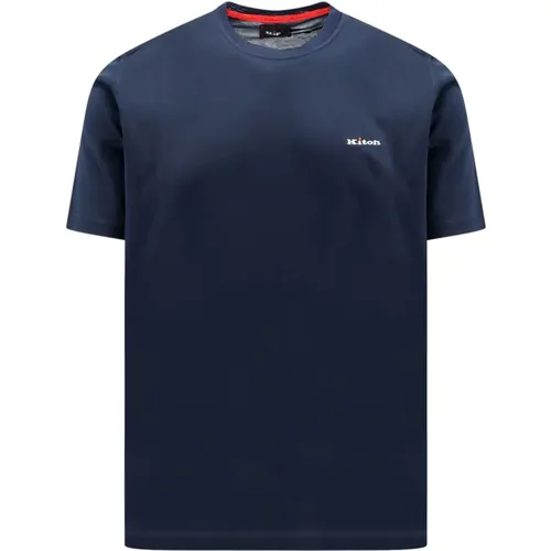 Mens Clothing T-Shirts Polos Ss24 , male, Sizes: M, XL, L - Kiton - Modalova