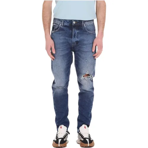 Jeans with breakage , male, Sizes: W31, W34 - John Richmond - Modalova