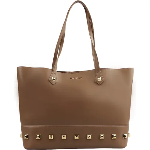 PU Leather Shoulder Bag , female, Sizes: ONE SIZE - Twinset - Modalova