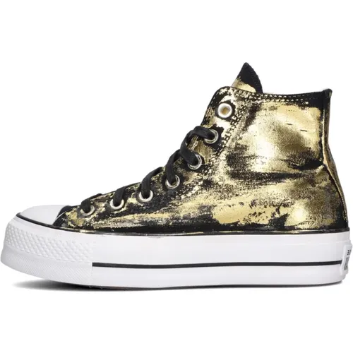 Goldene hohe trendige Sneakers - Converse - Modalova