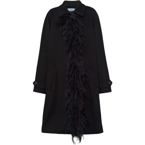 Coats , female, Sizes: 2XS, S - Prada - Modalova