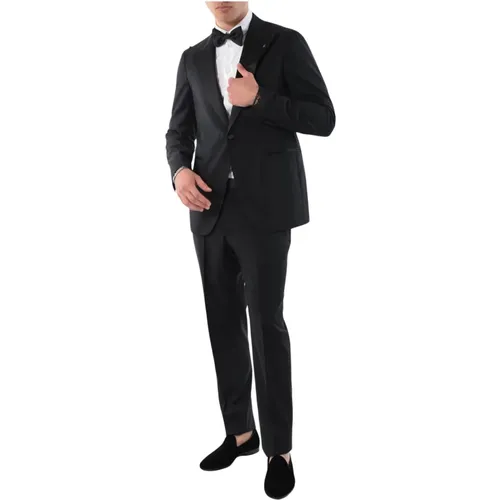 Pino Lerario Smoking Suit , male, Sizes: L, XL - Tagliatore - Modalova