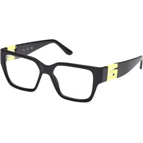 Stilvolle Gelbe Brille , unisex, Größe: 54 MM - Guess - Modalova