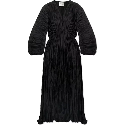 Kleid mit Knittereffekt , Damen, Größe: L - Forte Forte - Modalova