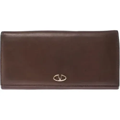 Pre-owned Leather wallets , female, Sizes: ONE SIZE - Valentino Vintage - Modalova