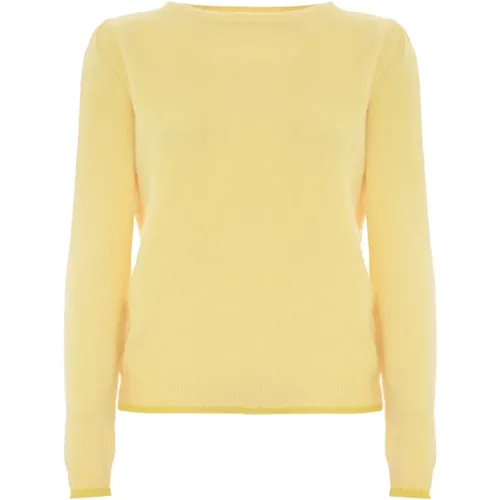 Minimalistischer Wollpullover , Damen, Größe: S - Kocca - Modalova