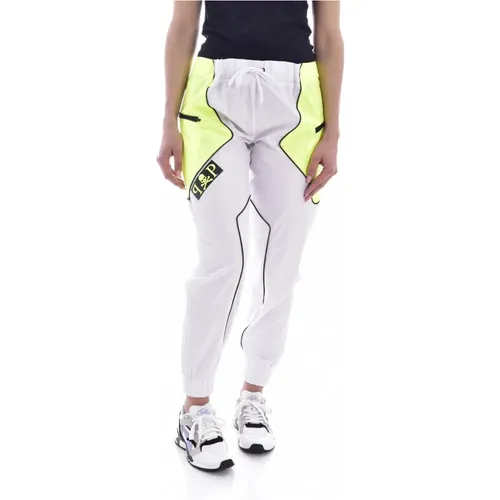 Weiße Sportswear Hose - Gerade Passform - Philipp Plein - Modalova