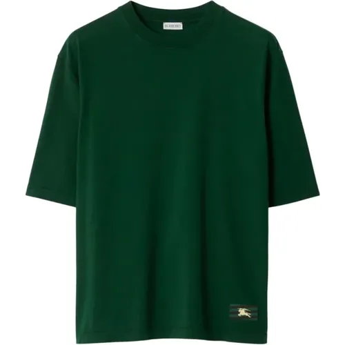 Cotton T-Shirt , male, Sizes: S, M, L - Burberry - Modalova
