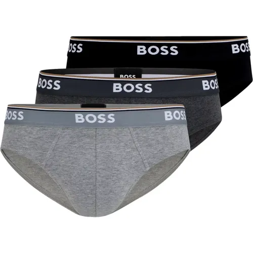 Er-Pack Baumwoll-Slips mit Logo-Bund , Herren, Größe: 2XL - Hugo Boss - Modalova