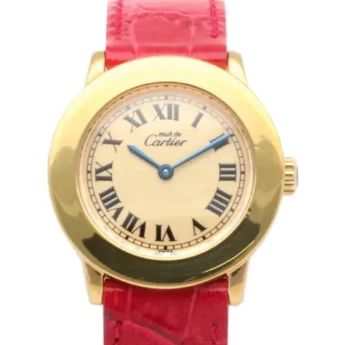 Pre-owned Metal watches , female, Sizes: ONE SIZE - Cartier Vintage - Modalova