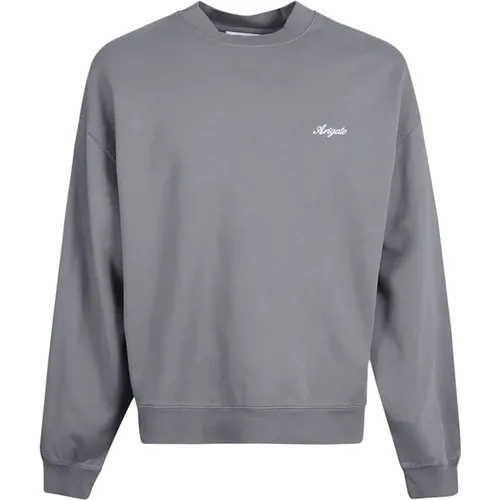 Grey Cotton Crew Neck Sweatshirt , male, Sizes: M, S, L, XL - Axel Arigato - Modalova