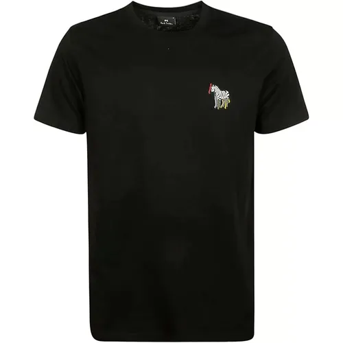 BW Zebra Slim Fit T-Shirt,Zebra Print T-Shirt,BW Zebra Slim Fit T-Shirt - Paul Smith - Modalova