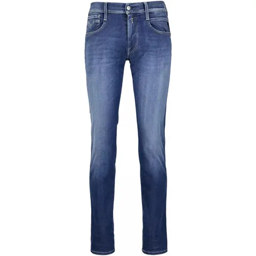 Slim-Fit High-Waist Five-Pocket Jeans - Replay - Modalova