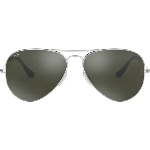 Flugspiegel Sonnenbrille,Klassische Aviator Sonnenbrille Silberrahmen - Ray-Ban - Modalova