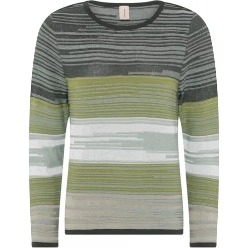 Bunte O-Neck Pullover Bluse - Skovhuus - Modalova