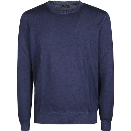 Stylischer Pullover für den Alltag , Herren, Größe: 2XL - Fay - Modalova