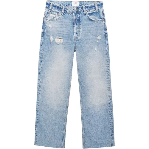 Straight jeans , female, Sizes: W32, W26, W31 - Anine Bing - Modalova