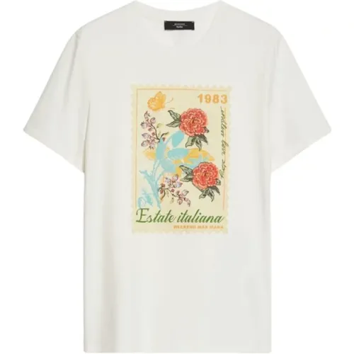 Baumwoll-Print T-Shirt - Max Mara Weekend - Modalova