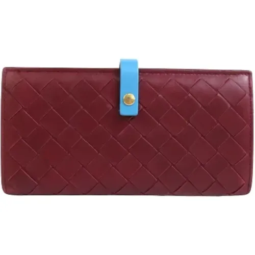 Pre-owned Leather wallets , female, Sizes: ONE SIZE - Bottega Veneta Vintage - Modalova