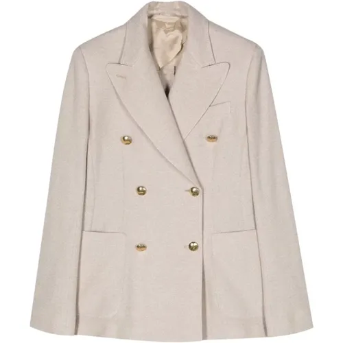 Textured Cotton Jacket , female, Sizes: XS, S, M - Max Mara - Modalova