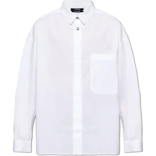 Cotton shirt , male, Sizes: L - Jacquemus - Modalova