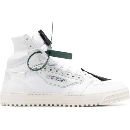 Hohe Leder-Sneakers mit Pfeilen Off - Off White - Modalova