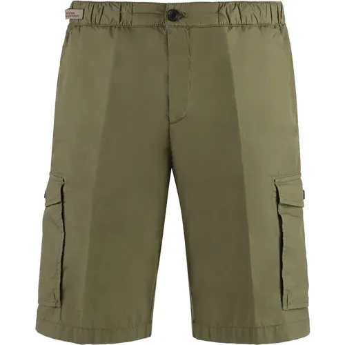 Baumwoll Bermuda Shorts mit Taschen , Herren, Größe: L - PAUL & SHARK - Modalova