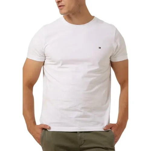 Herren Polo T-Shirt Core Stretch Slim C-neck , Herren, Größe: XL - Tommy Hilfiger - Modalova