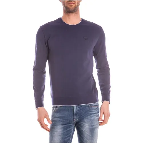 Gemütlicher Strickpullover , Herren, Größe: M - Armani Jeans - Modalova