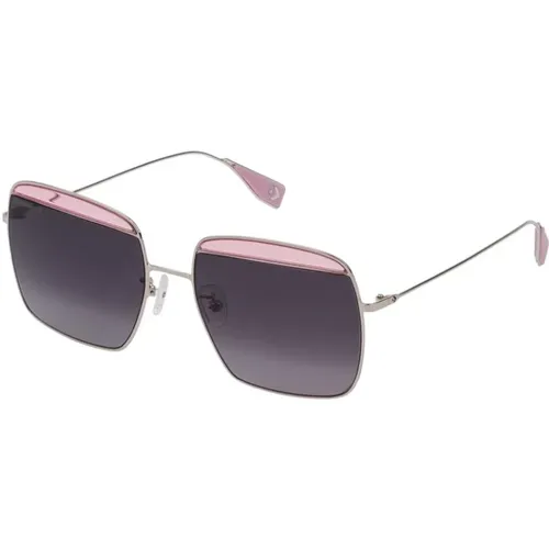 Purple Gradient Sunglasses , female, Sizes: 56 MM - Converse - Modalova